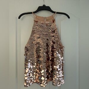 RAMY BROOK New York
Sequence Holiday Top
Light Peach/Pink
Size S/P